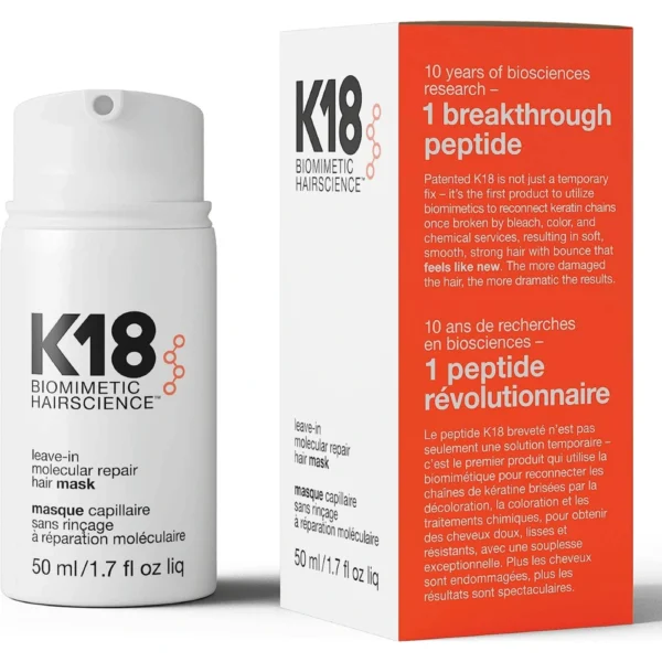 K18 31005 Hair Leave-In Molecular Repair Hair Mask, 50 ml