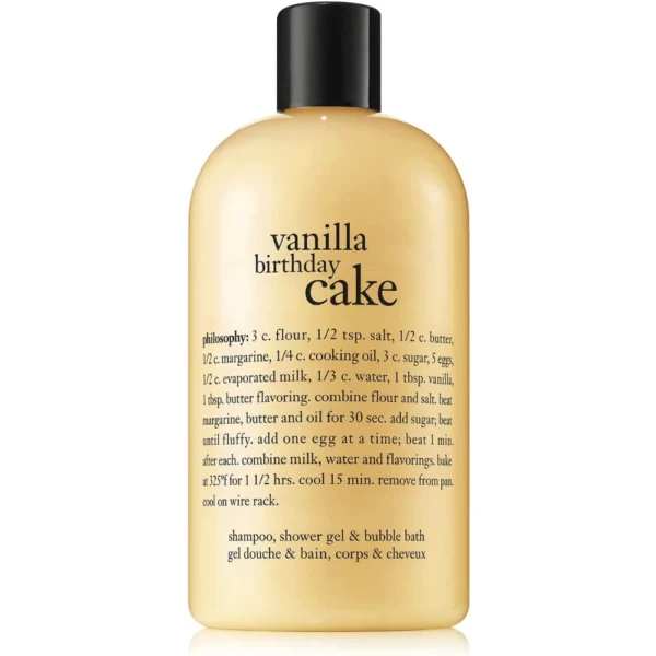 Philosophy Vanilla Birthday Cake Shampoo, Bath And Shower Gel